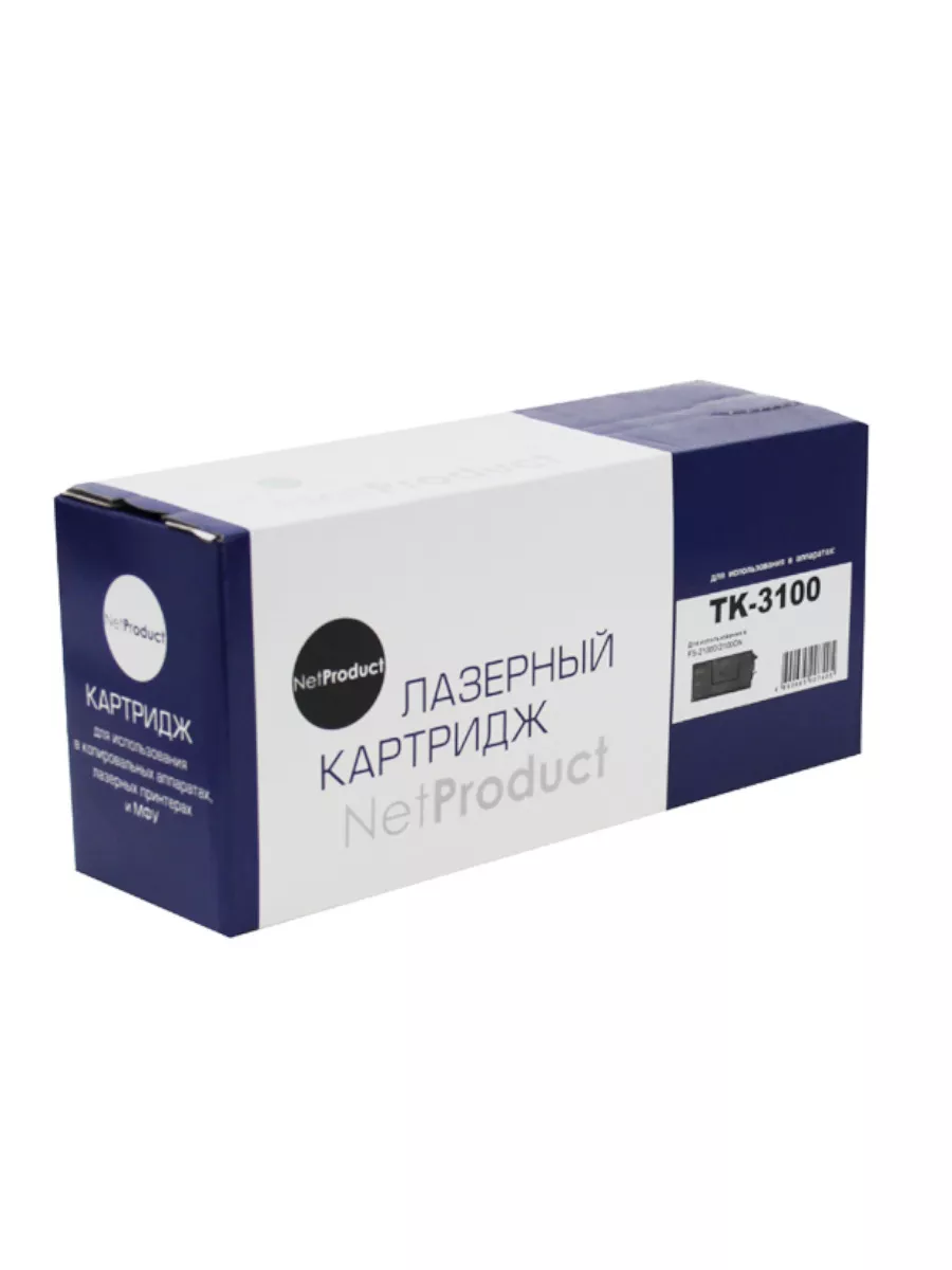 Тонер-картридж NetProduct (N-TK-3100) для Kyocera FS-2100D/DN/ECOSYS M3040dn, 12,5K