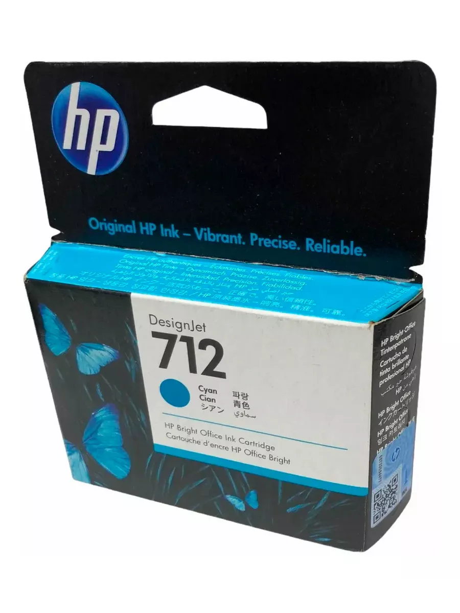 Картридж 712 для HP DJ T230/630, 29мл (О) голубой 3ED67A