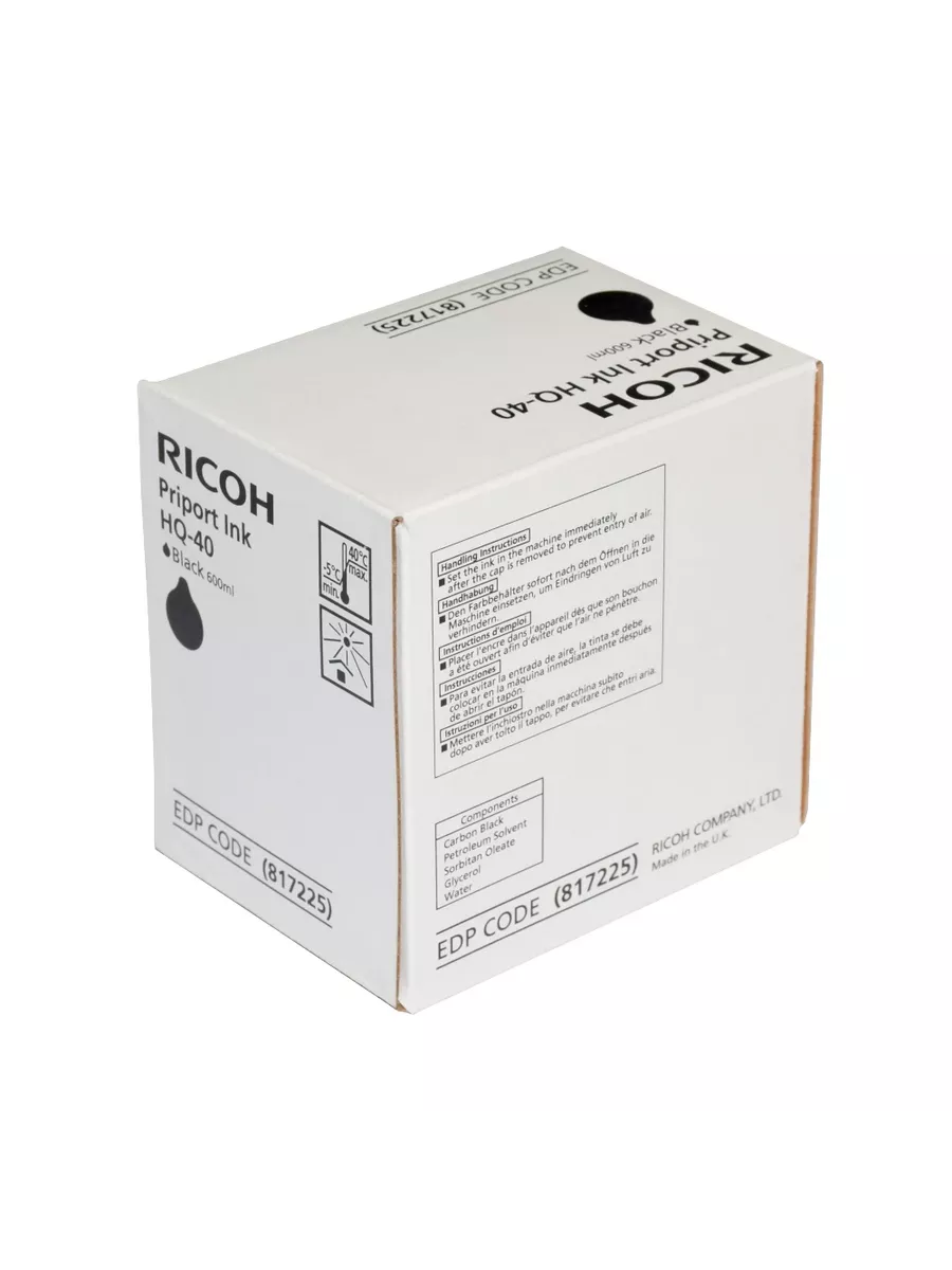 Чернила тип HQ-40 Ricoh JP4500 black (О) 5штХ600мл 817225/893188
