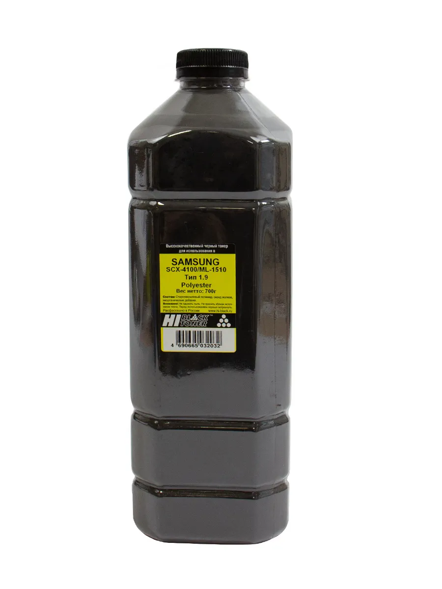 Тонер Hi-Black для Samsung SCX-4100/ML-1510, Polyester, Тип 1.9, Bk, 700 г, канистра