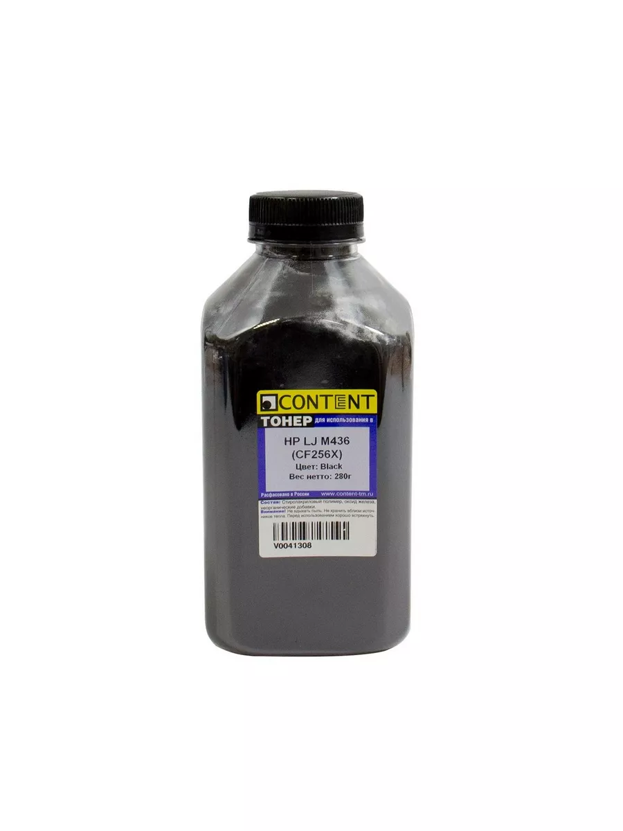 Тонер Content для НP LJ M436 (CF256X), Bk, 280 г, банка