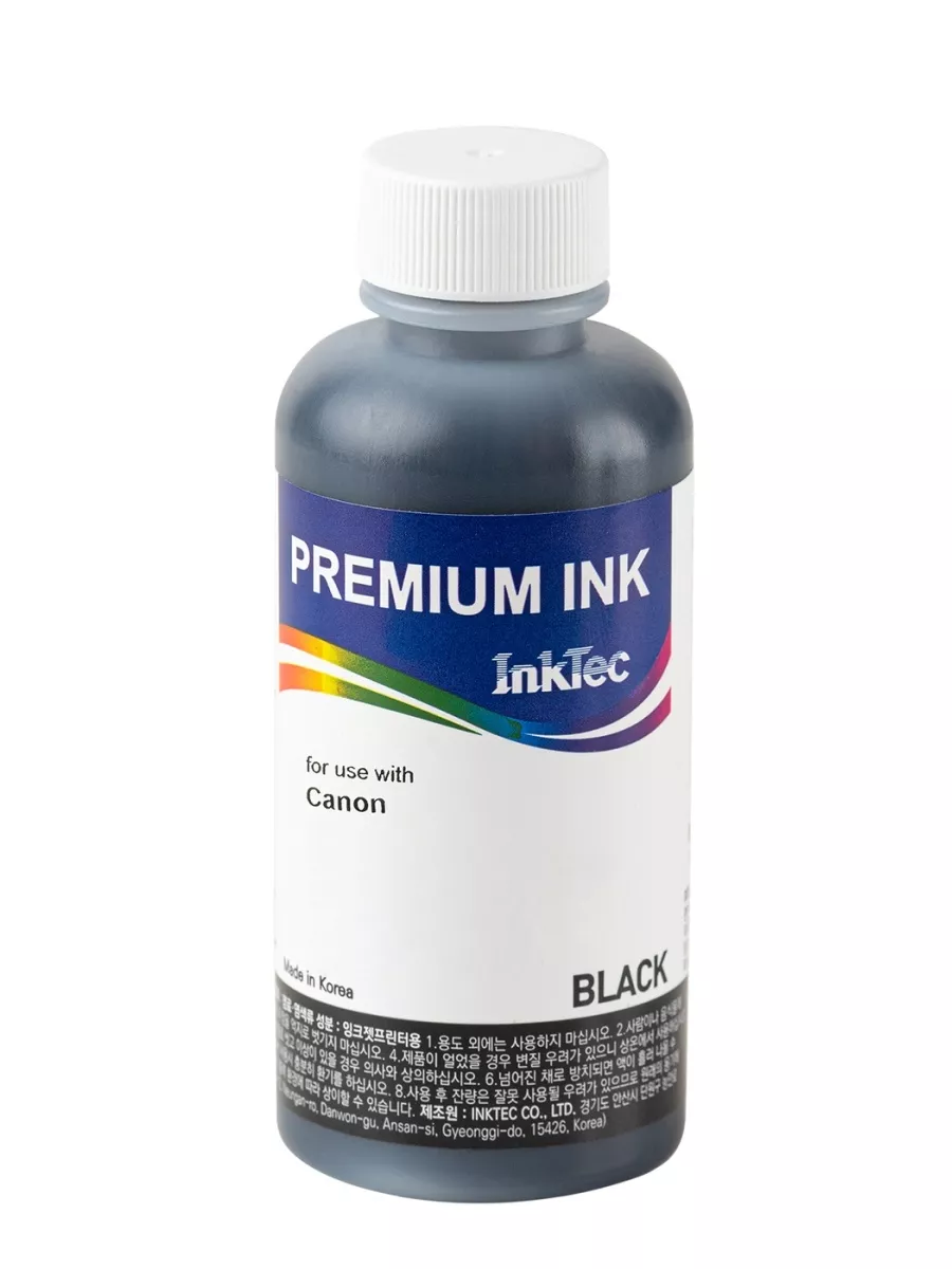 Чернила InkTec (C5040) для Canon PG-440/440XL, Пигментные, Bk, 0,1 л. (ориг.фасовка)