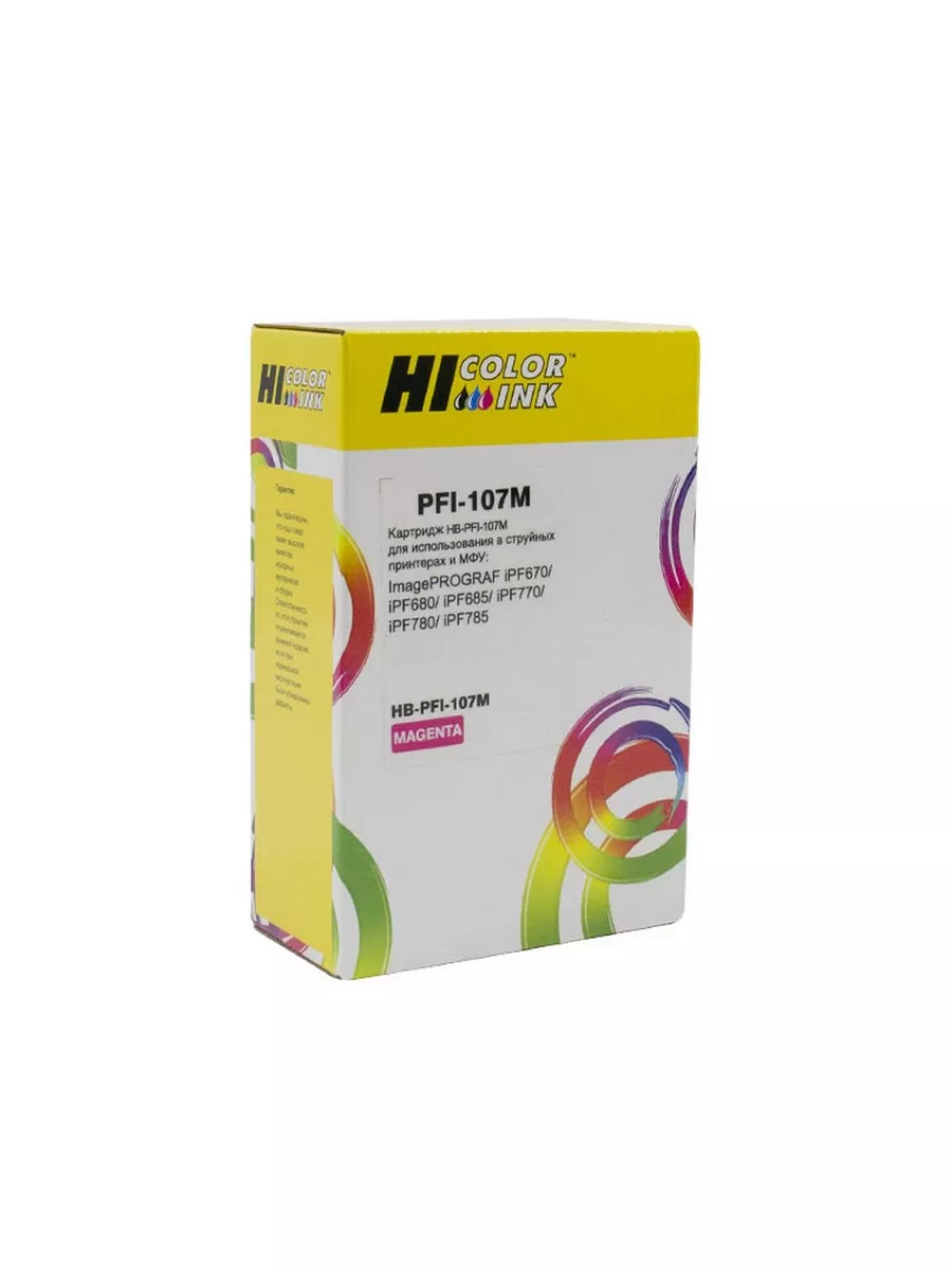 Картридж Hi-Black (PFI-107M) для Canon iPF680/685/780/785, M