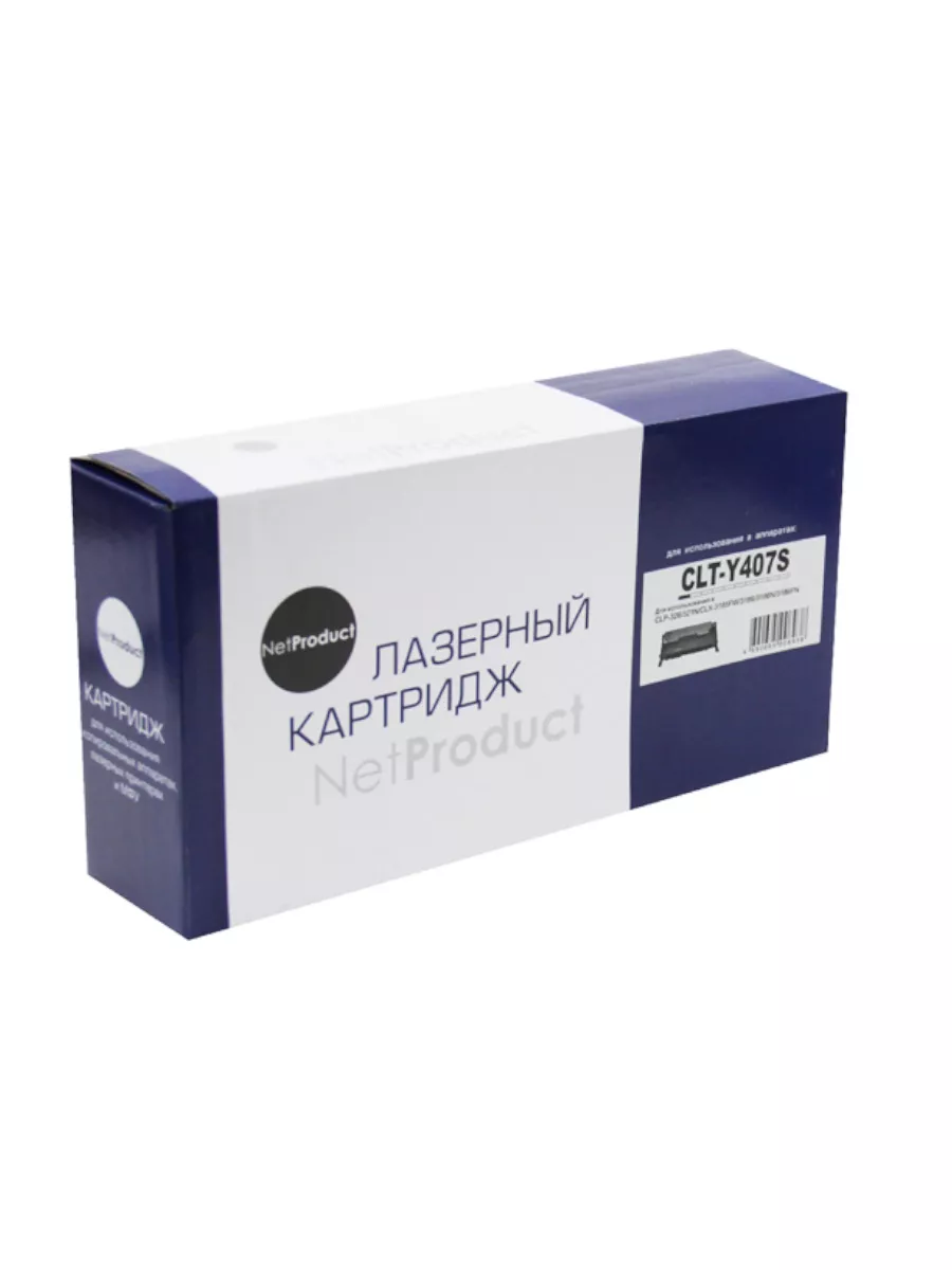 Тонер-картридж NetProduct (N-CLT-Y407S) для Samsung CLP-320/320n/325/CLX-3185, Y, 1K