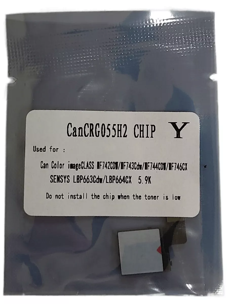 Чип Hi-Black к картриджу Canon  i-Sensys LBP663 (CRG 055), non OEM size, Bk, 2,3K  с батарейкой
