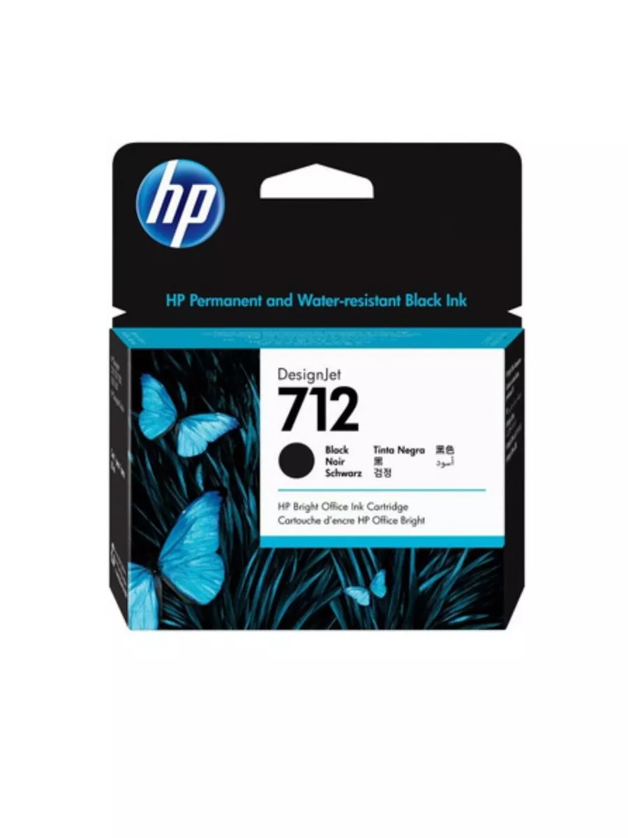Картридж 712 для HP DJ T230/630, 38мл (О) чёрный 3ED70A