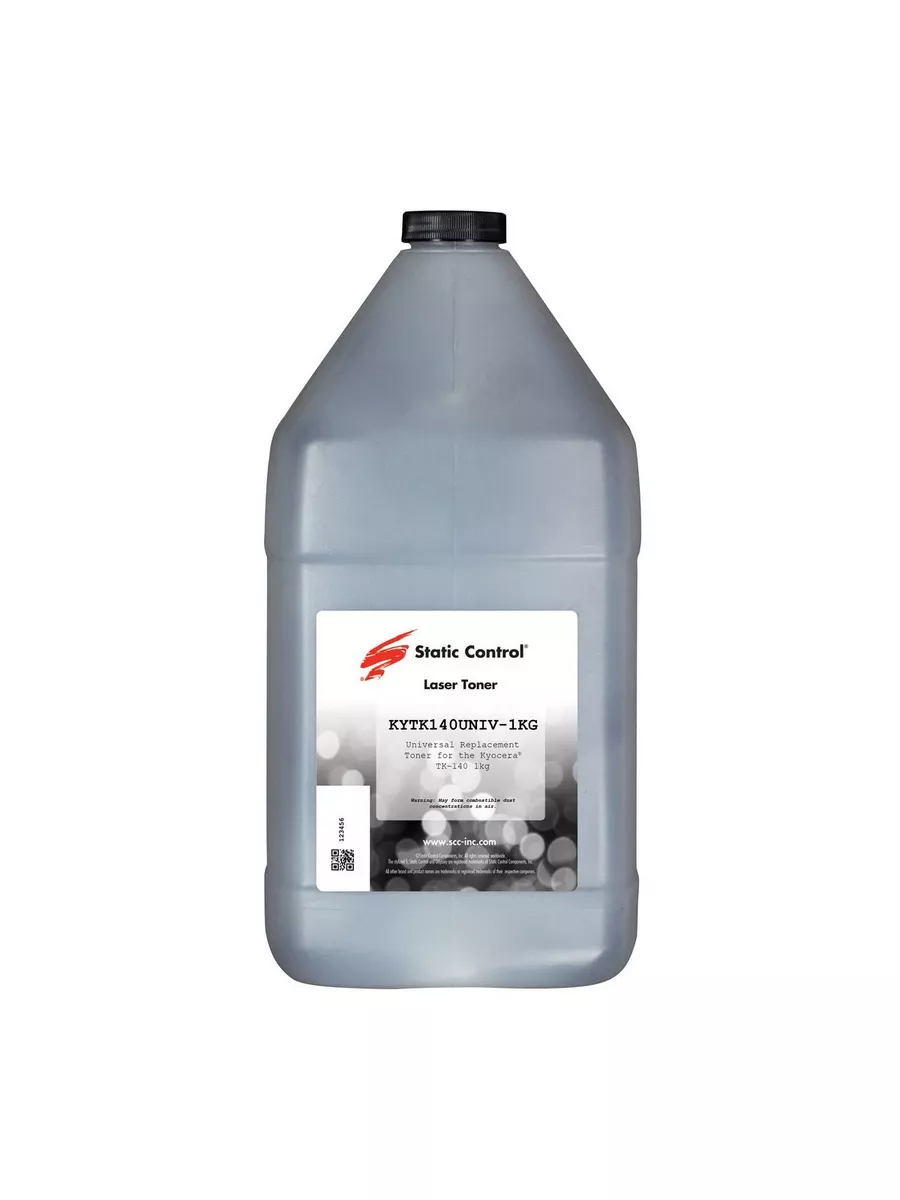 Тонер Static Control для Kyocera FS-1030/1100/1120/1300 (TK-140), KYTK140UNIV, 1 кг, флакон
