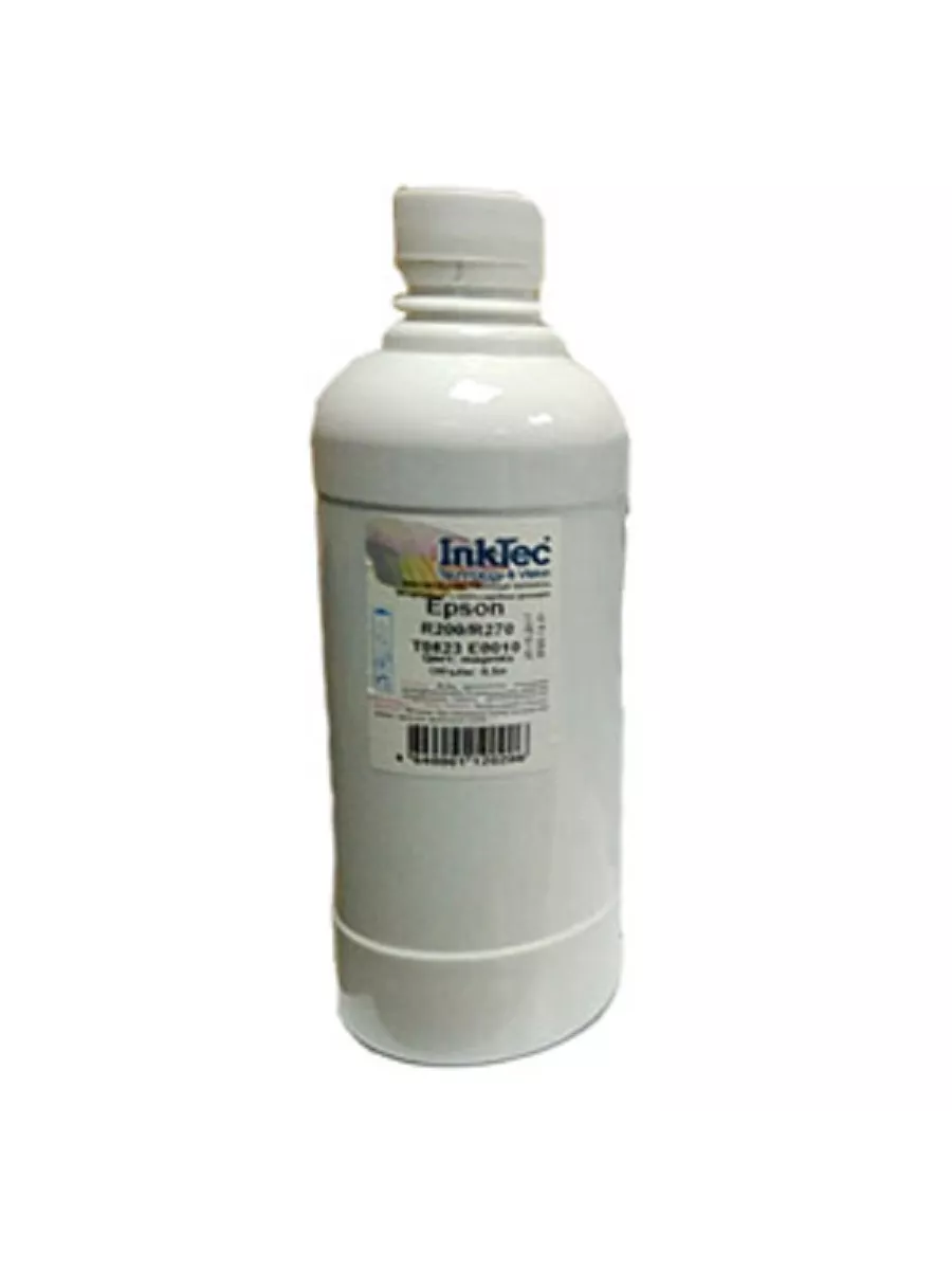 Чернила InkTec (E0010) для Epson R200/R270 (T0825), CL, 0,5 л.