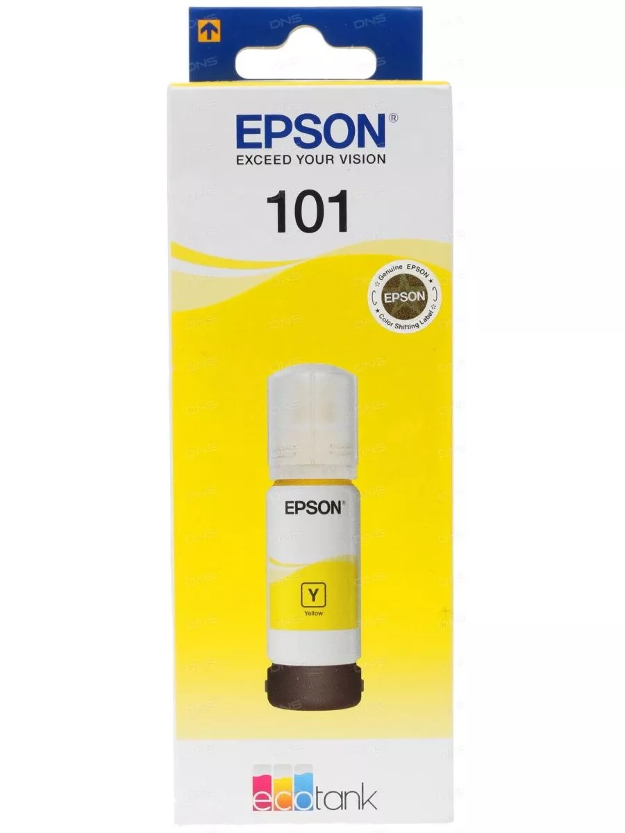 Чернила Epson EcoTank L4150/4160/L6160/L6170/L6190, 70мл (О) жёлтые C13T03V44A