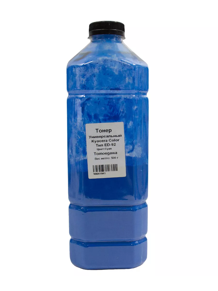 Тонер Tomoegawa Универсальный для Kyocera Color, Тип ED-92, С, 500 г, канистра