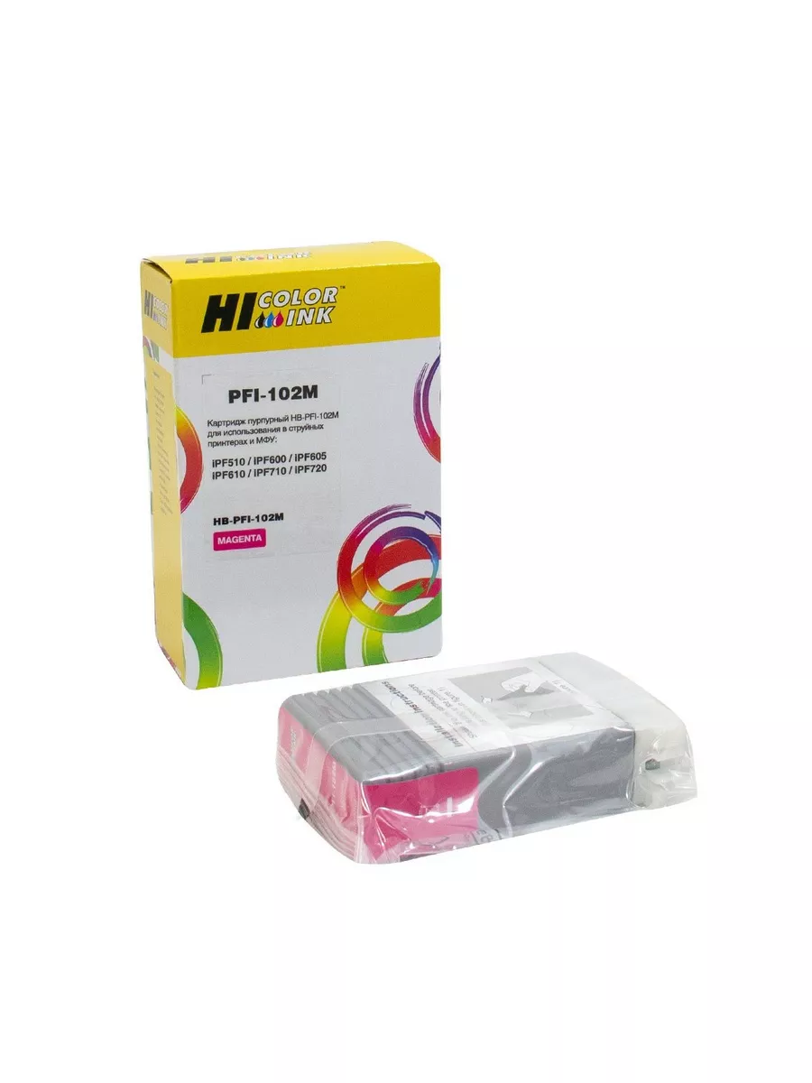 Картридж Hi-Black (HB-PFI-102M) для Canon IPF-510/600/710, M