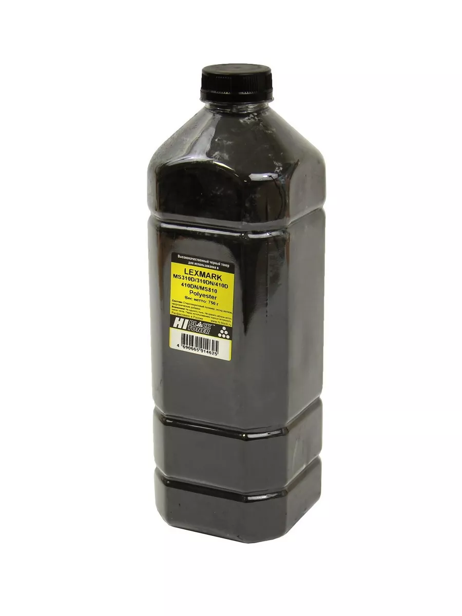 Тонер Hi-Black для Lexmark MS310d/310dn/410d/410dn/MS810dn, Polyester, Bk, 750 г, канистра