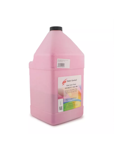 Тонер Static Control Универсальный для Oki С310/С3300/C610/С5500/С810/С8800, M, 1 кг, флакон