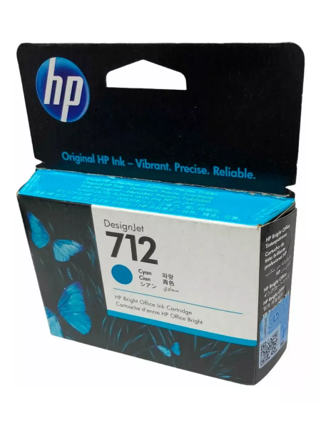 Картридж 712 для HP DJ T230/630, 29мл (О) голубой 3ED67A