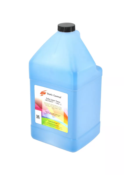 Тонер Static Control Универсальный для Oki C3300N/5500, С, 1 кг, флакон
