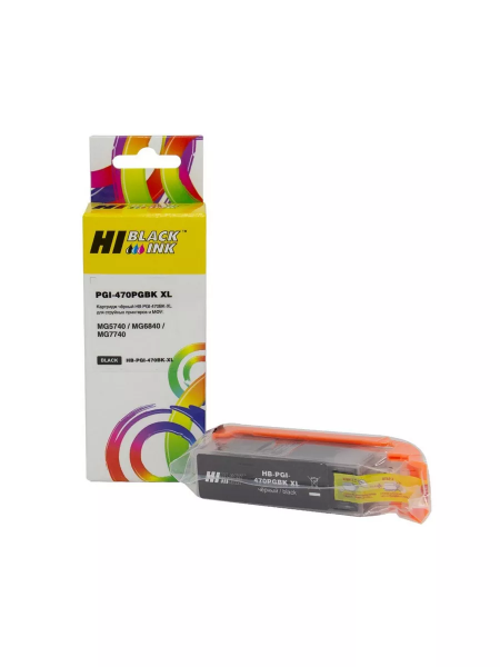 Картридж Hi-Black (PGI-470XLPG) для Canon  MG5740/MG6840/MG7740, Bk