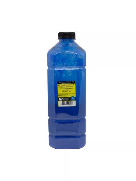 Тонер Hi-Black Универсальный для HP CLJ CP1025, Сферизованный, Тип 1.0, C, 585 г, канистра