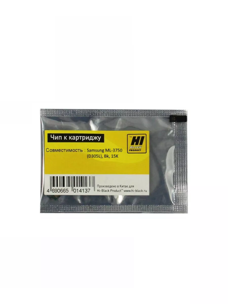 Чип Hi-Black к картриджу Samsung ML-3750 (D305L), Bk, 15K
