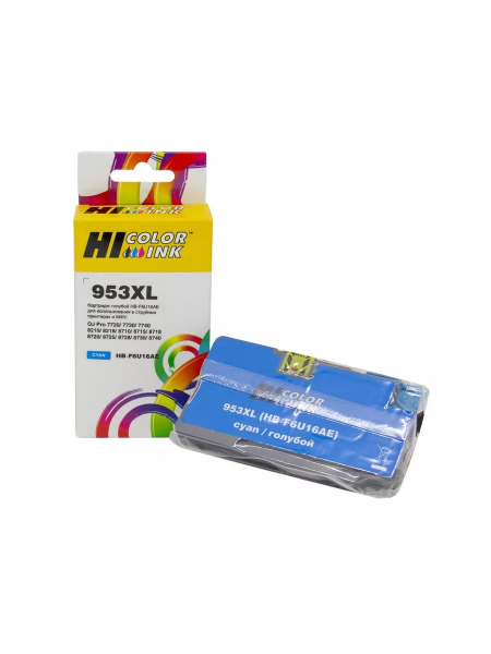 Картридж Hi-Black (HB-F6U16AE) для HP OJP 8710/8715/8720/8730/8210/8725, №953XL, NEW, C