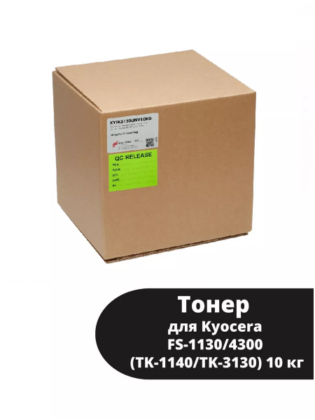 Тонер Static Control для Kyocera FS-1130/4300 (TK-1140/TK-3130), KYTKUNIV, Вк, 10 кг, коробка