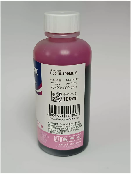 Чернила InkTec (E0010) для Epson R200/R270 (T0826), ML, 0,5 л.