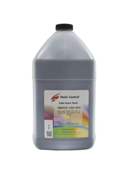 Тонер Static Control для CLP-506/504, Bk, (Odyssey), 1 кг, флакон