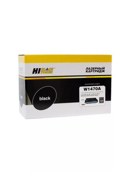 Картридж Hi-Black (HB-W1470A) для HP LJ Enterprise M610dn/611dn/612dn/MFP M634/635, 10,5K, б/ч