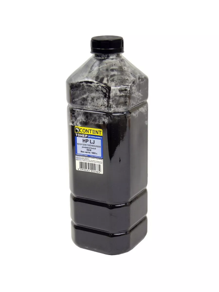 Тонер Content Универсальный для HP LJ 1010/1200/1160/4000/5000, Bk, 1 кг, канистра