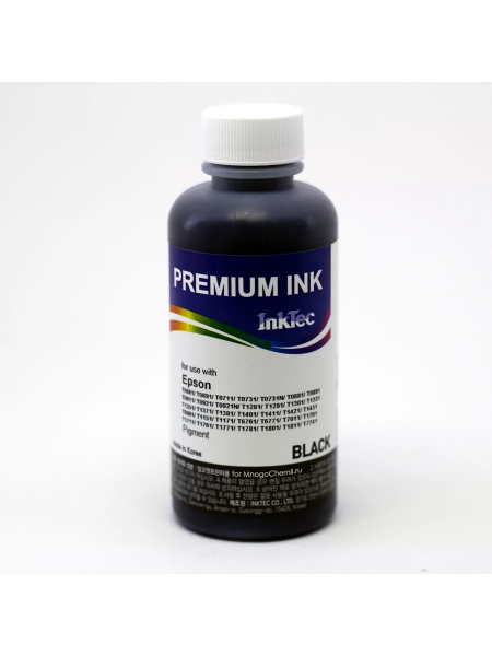 Чернила InkTec (E0013) для Epson Stylus SX425/T26/TX419, Пигм., Bk, 0,1 л. (ориг.фасовка)