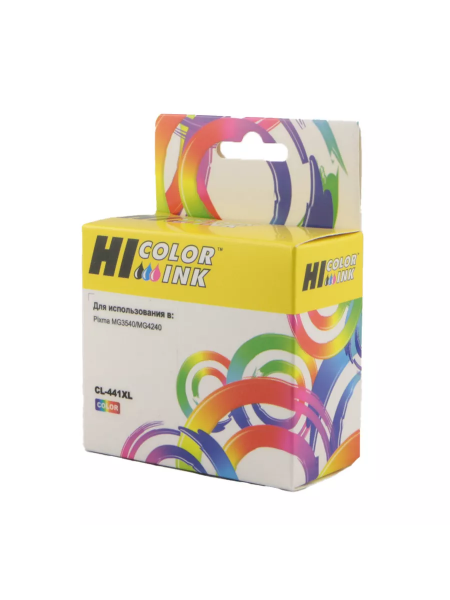 Картридж Hi-Black (HB-CL-441XL-Color) для Canon PIXMA MG2140/3140, Color