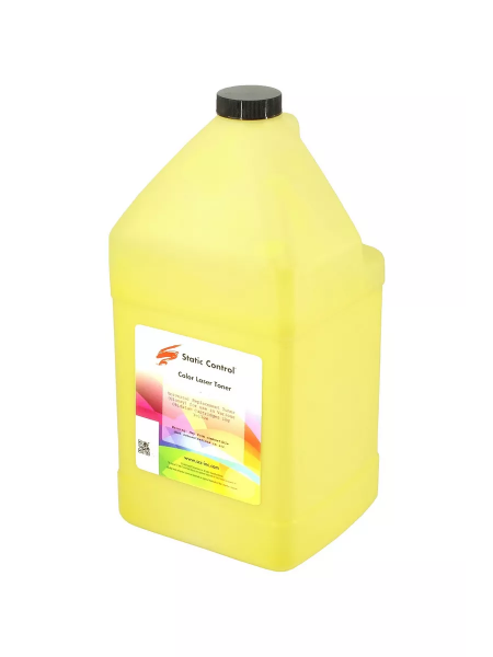Тонер Static Control Универсальный для HP CLJ CP1515/ Canon MF-8330, Y, 1 кг, флакон