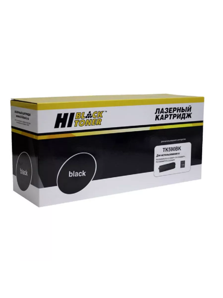 Тонер-картридж Hi-Black (HB-TK-590Bk) для Kyocera FS-C5250DN/C2626MFP, Bk, 7K